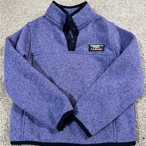 L.L. Bean Kids Sweater Fleece Half Snap